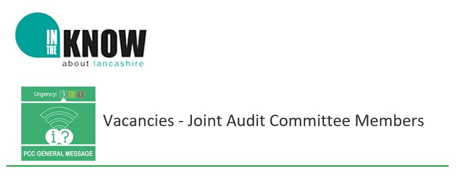 Vacancies – Joint Audit Committee Members
